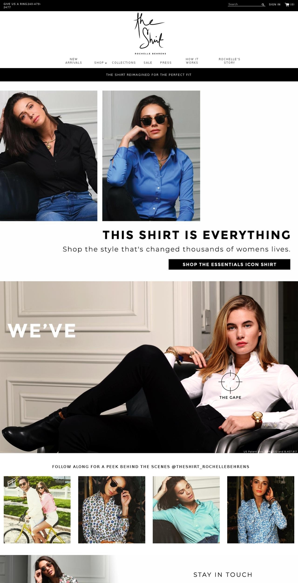 rochellebehrens.com — Shopify storefront screenshot
