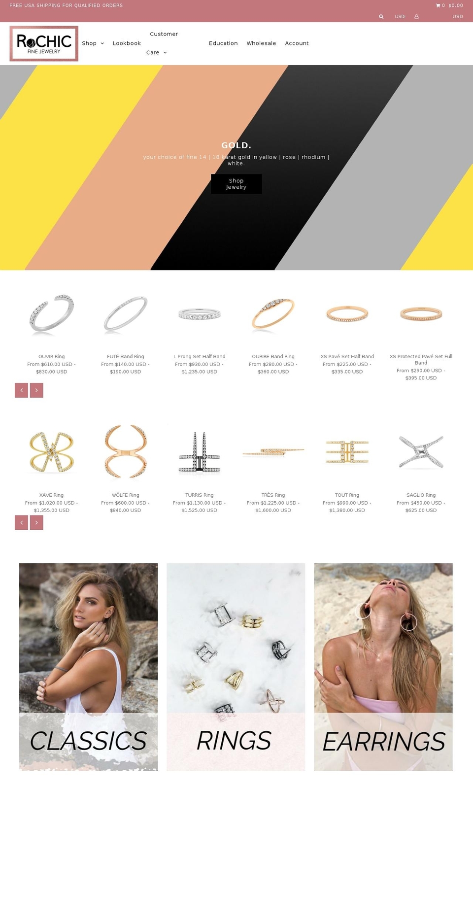 rochic.com — Shopify storefront screenshot