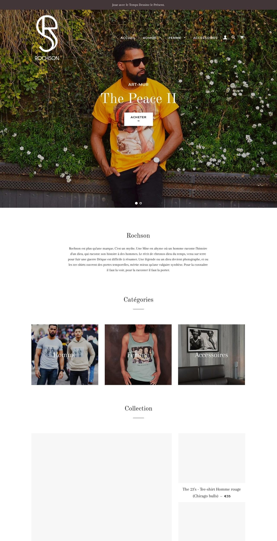 rochson.com — Shopify storefront screenshot