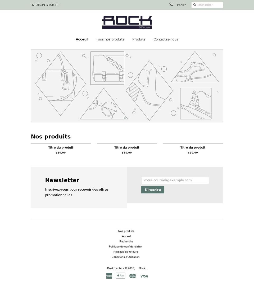 rock-digital.com — Shopify storefront screenshot