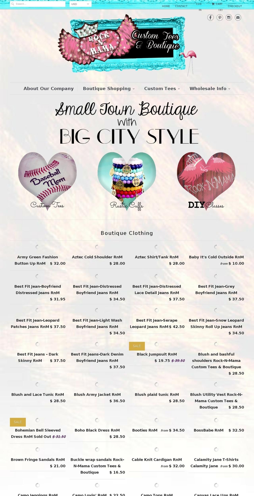 rock-n-mama.com shopify website screenshot