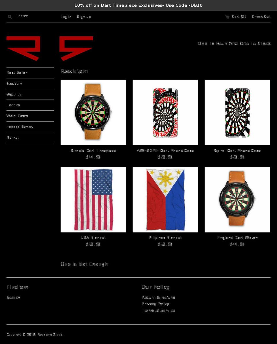 rockandstock.com shopify website screenshot