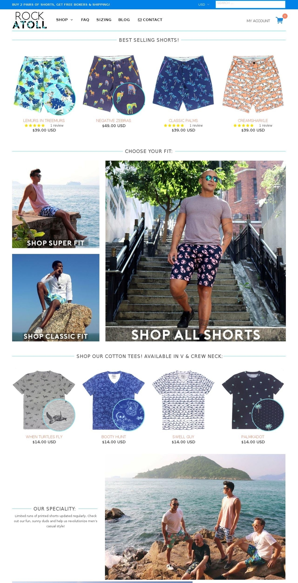 rockatoll.com — Shopify storefront screenshot
