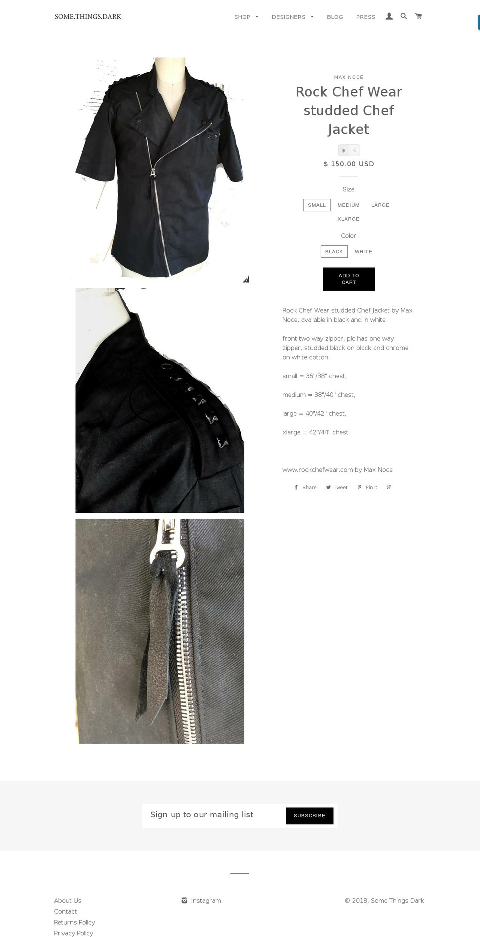 rockchefwear.com — Shopify storefront screenshot