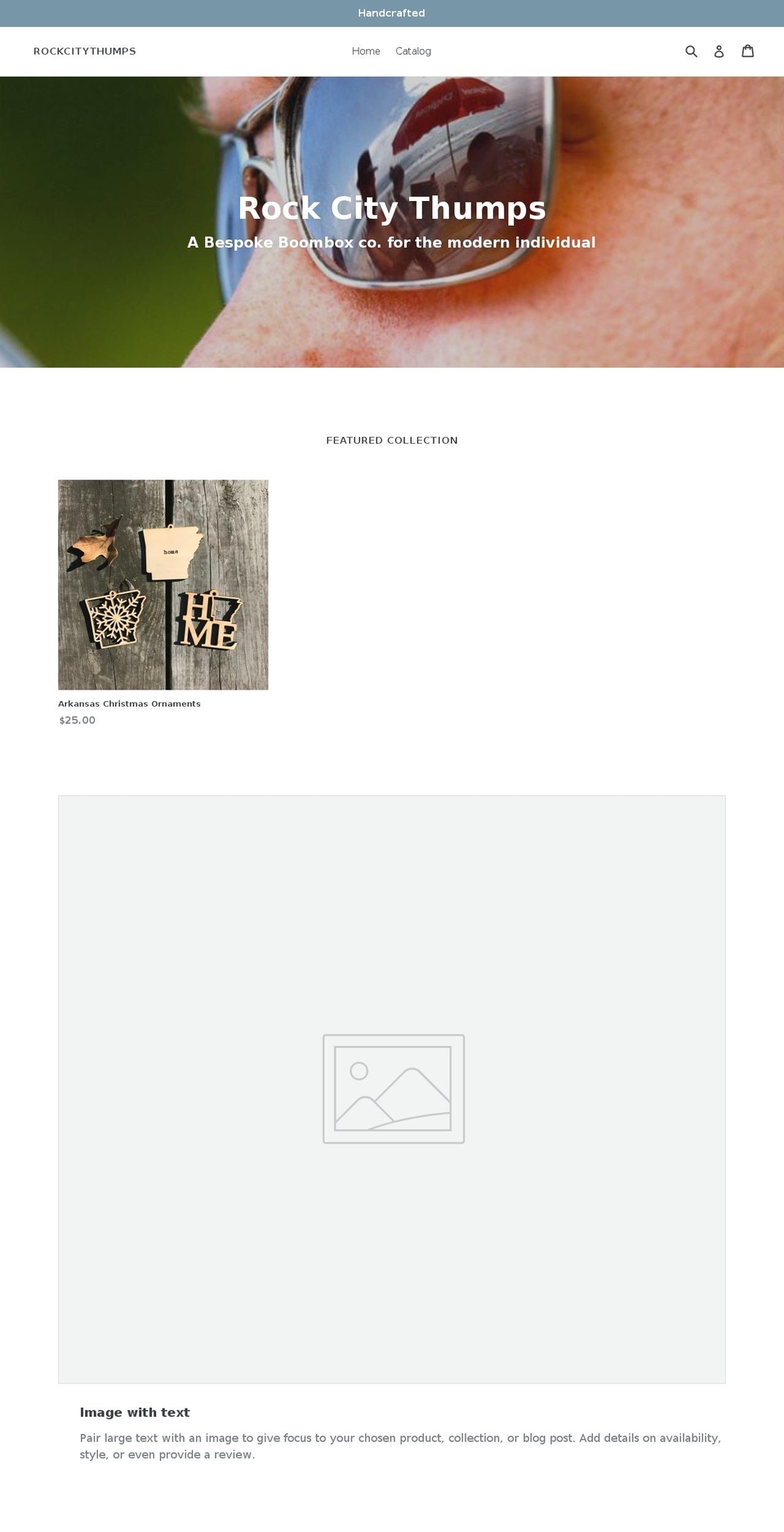 rockcitythumps.com — Shopify storefront screenshot