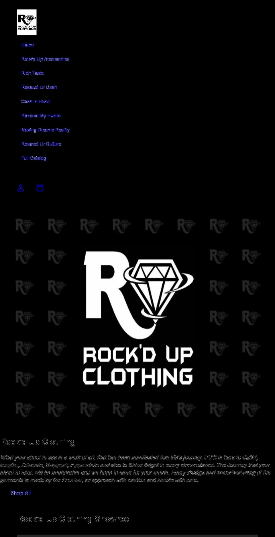 rockdupclothing.com shopify website screenshot