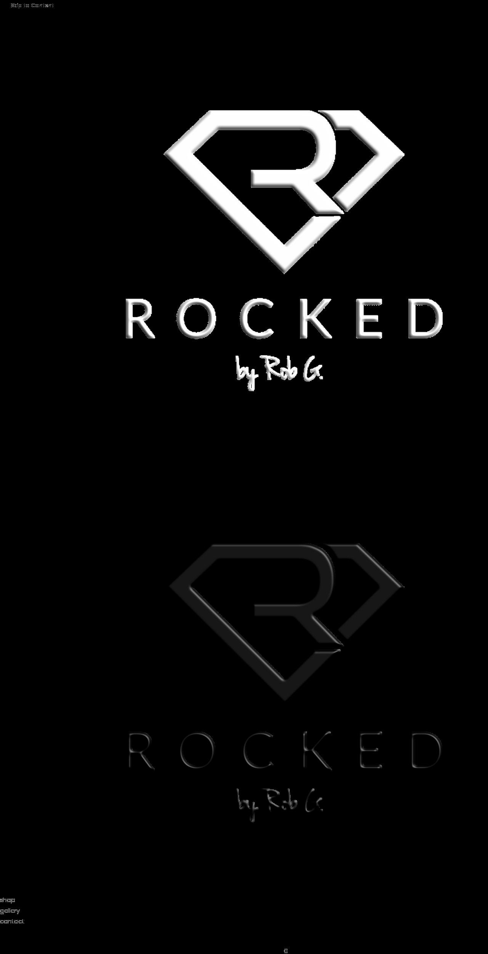 rockedbyrobg.com — Shopify storefront screenshot