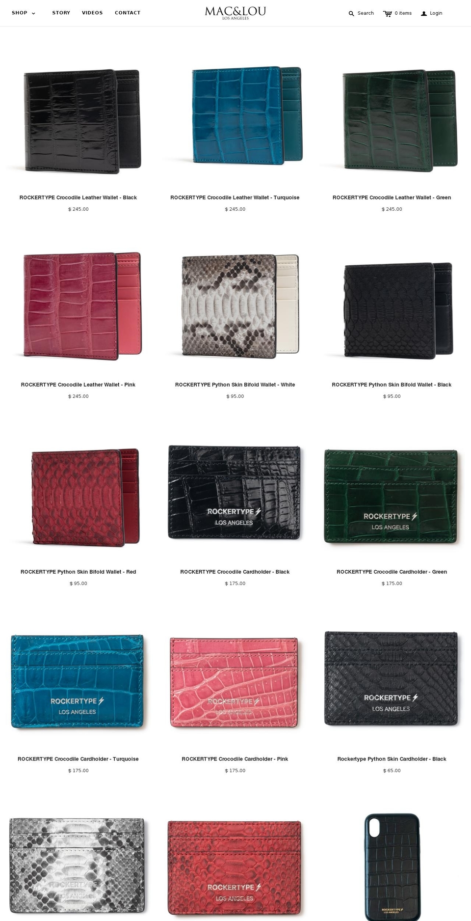rockertype.com — Shopify storefront screenshot