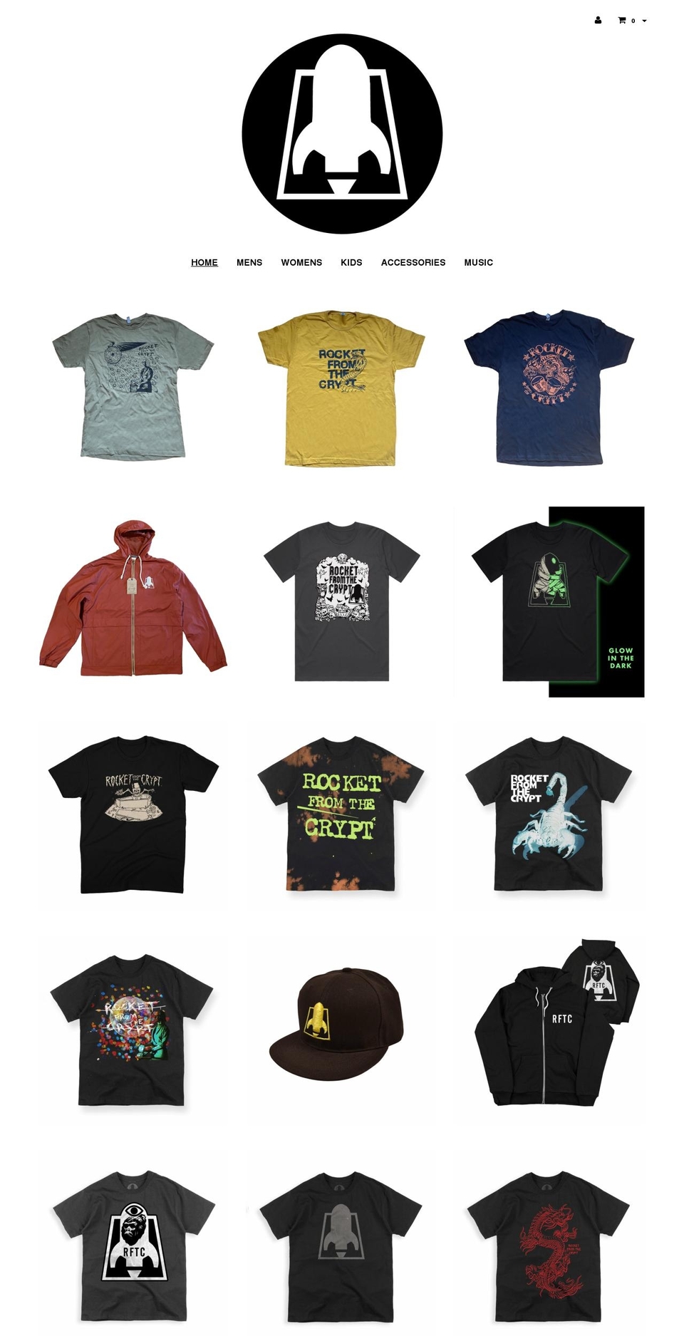 rocket-from-the-crypt-us.myshopify.com shopify website screenshot