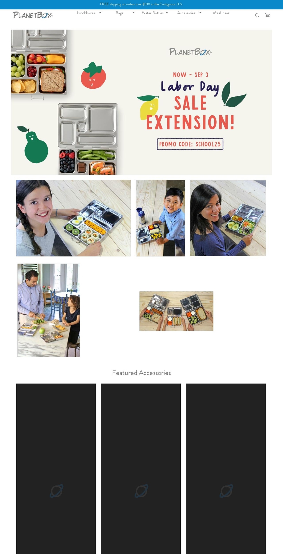 rocketboxlunches.com — Shopify storefront screenshot