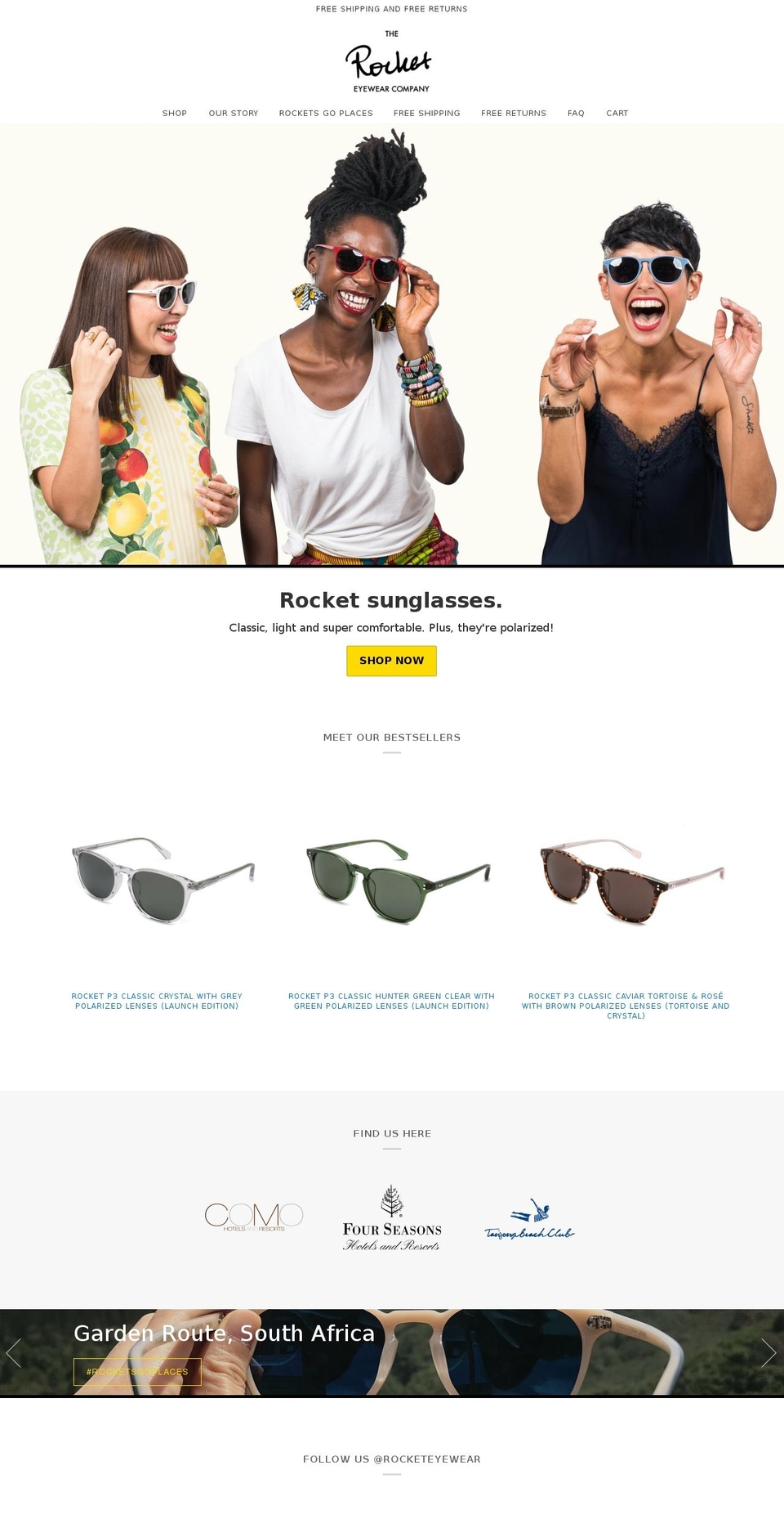 rocketeyewear.com shopify website screenshot