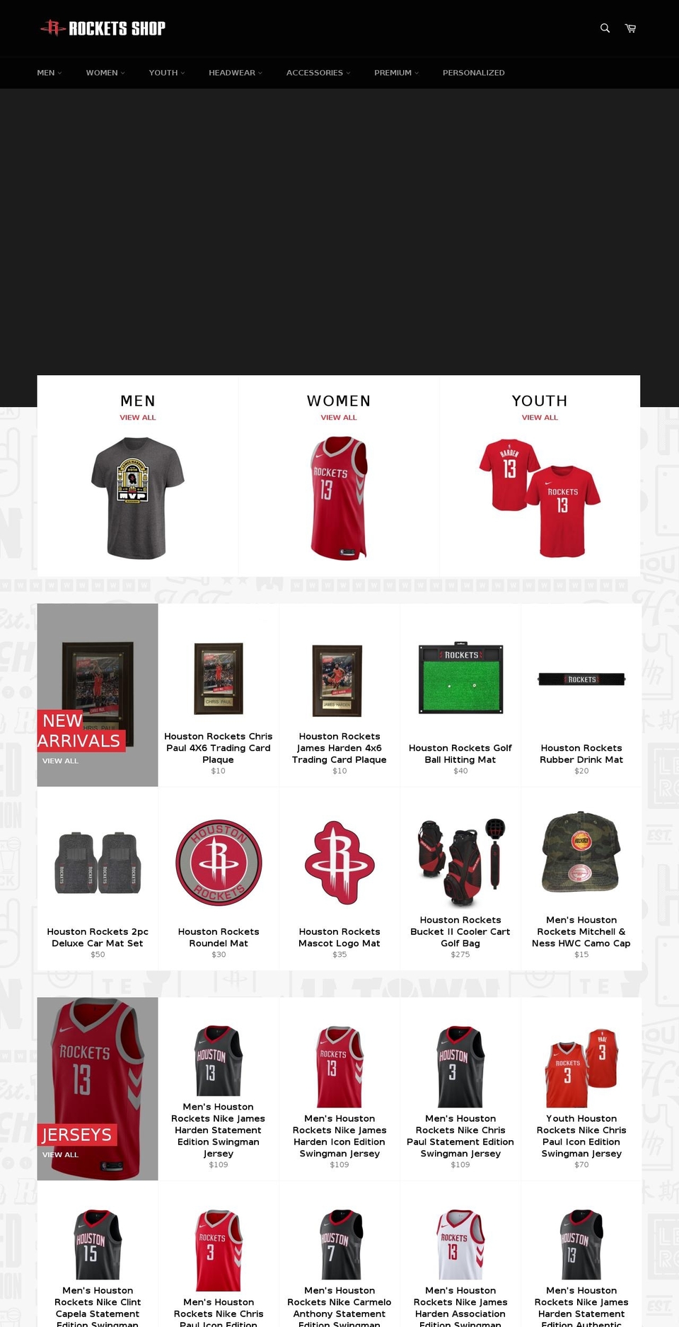 Development Theme Shopify theme site example rocketsshop.com