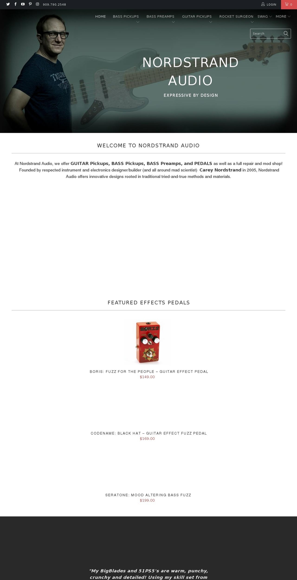 rocketsurgeonlabs.com — Shopify storefront screenshot
