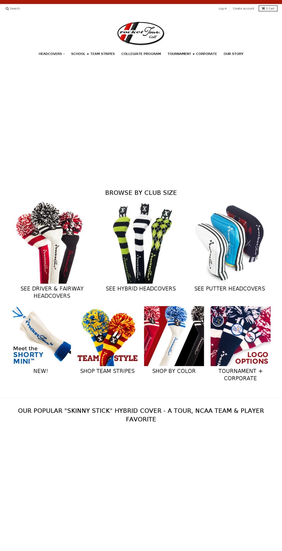 rockettour.com — Shopify storefront screenshot