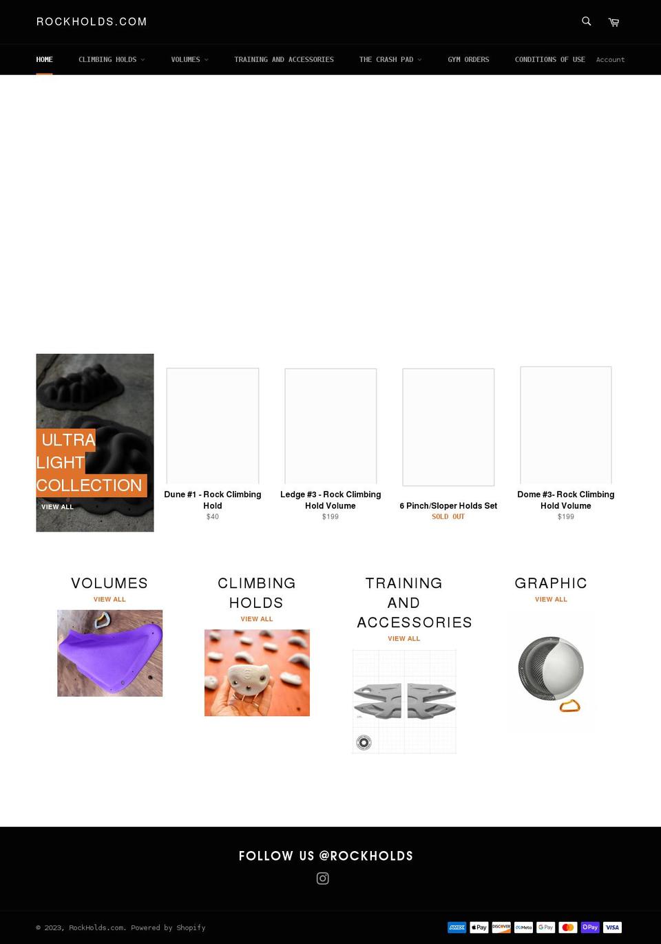 rockholds.com shopify website screenshot