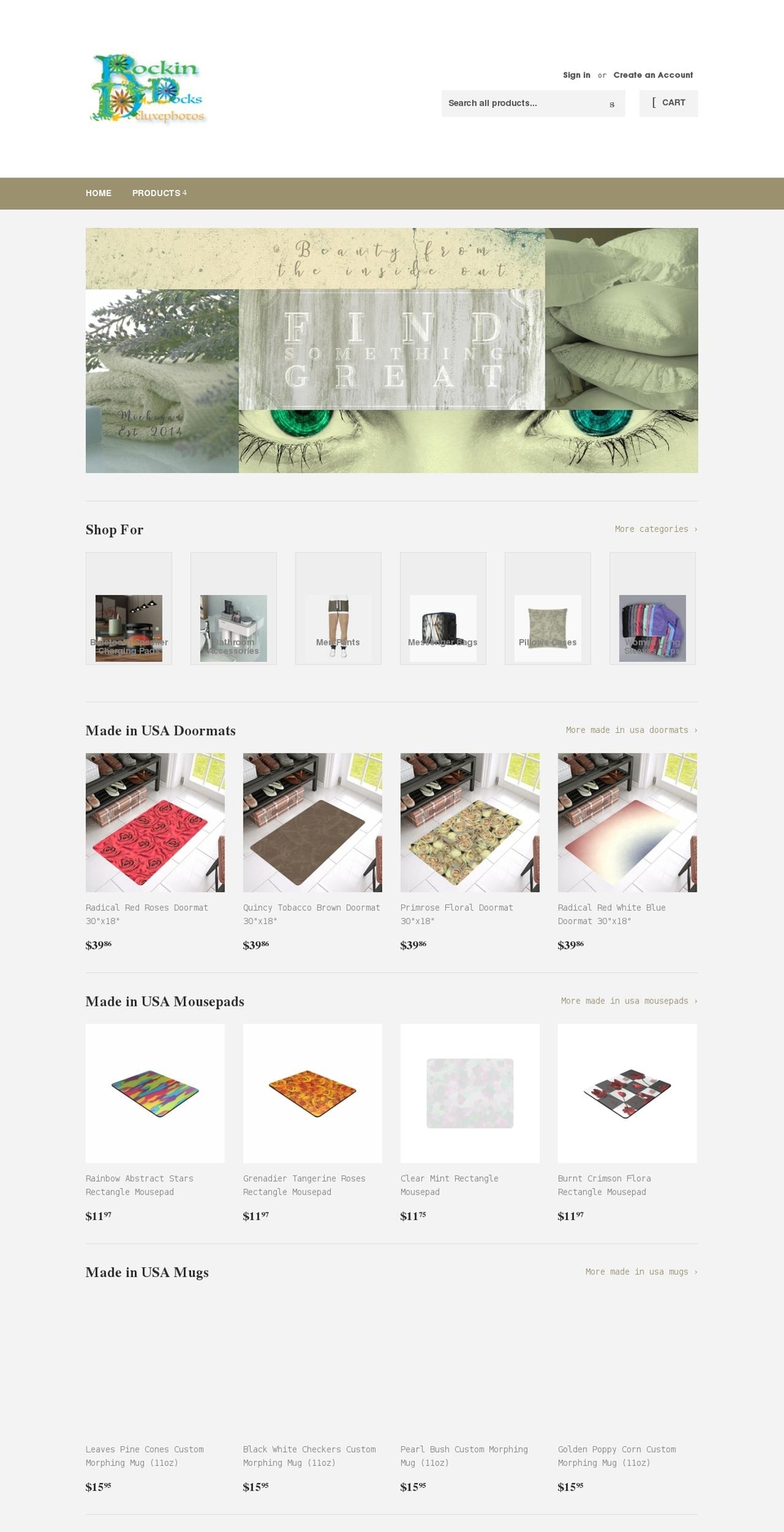 rockindocksdeluxephotos.com shopify website screenshot