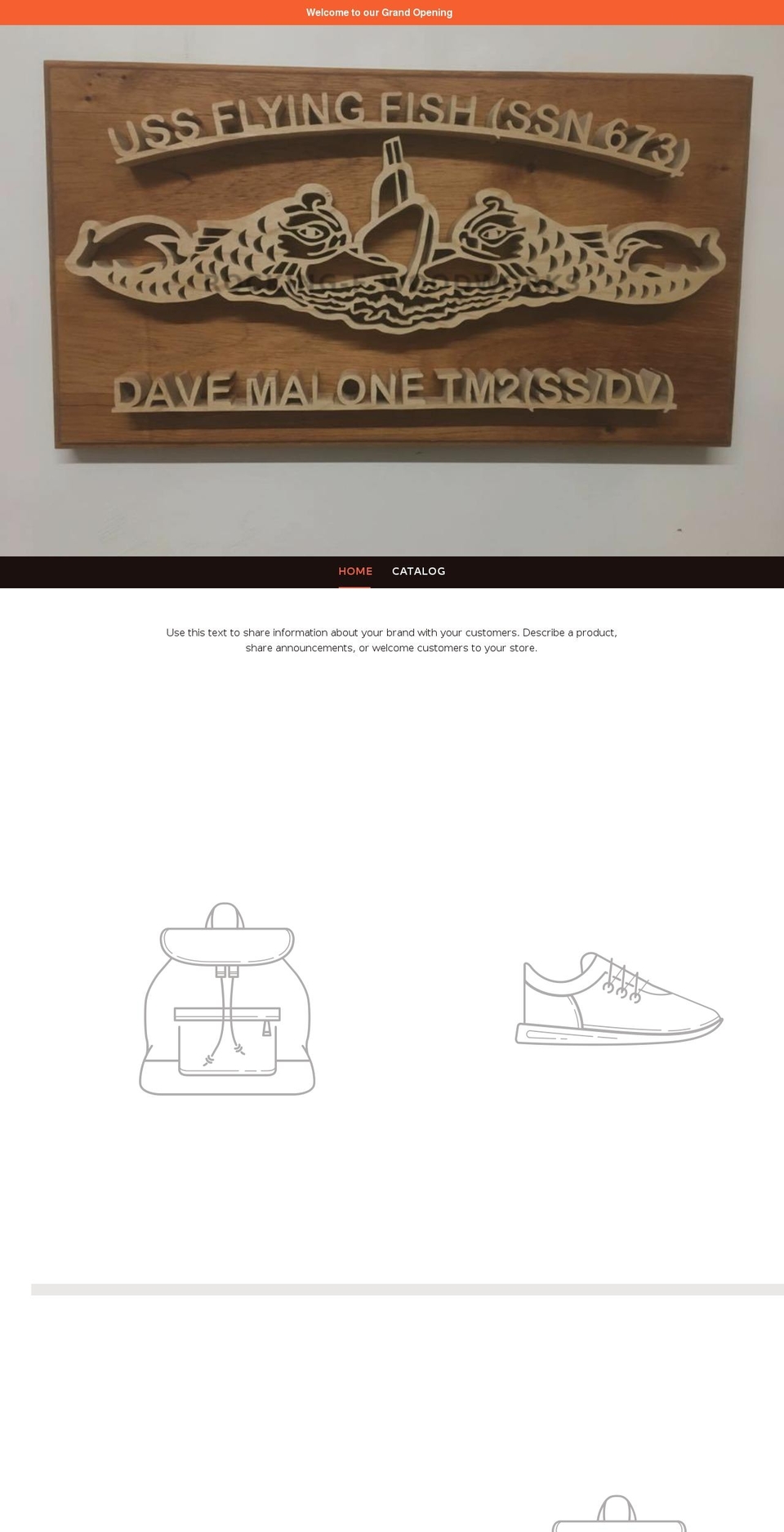 rocking-f-woodworks.com — Shopify storefront screenshot