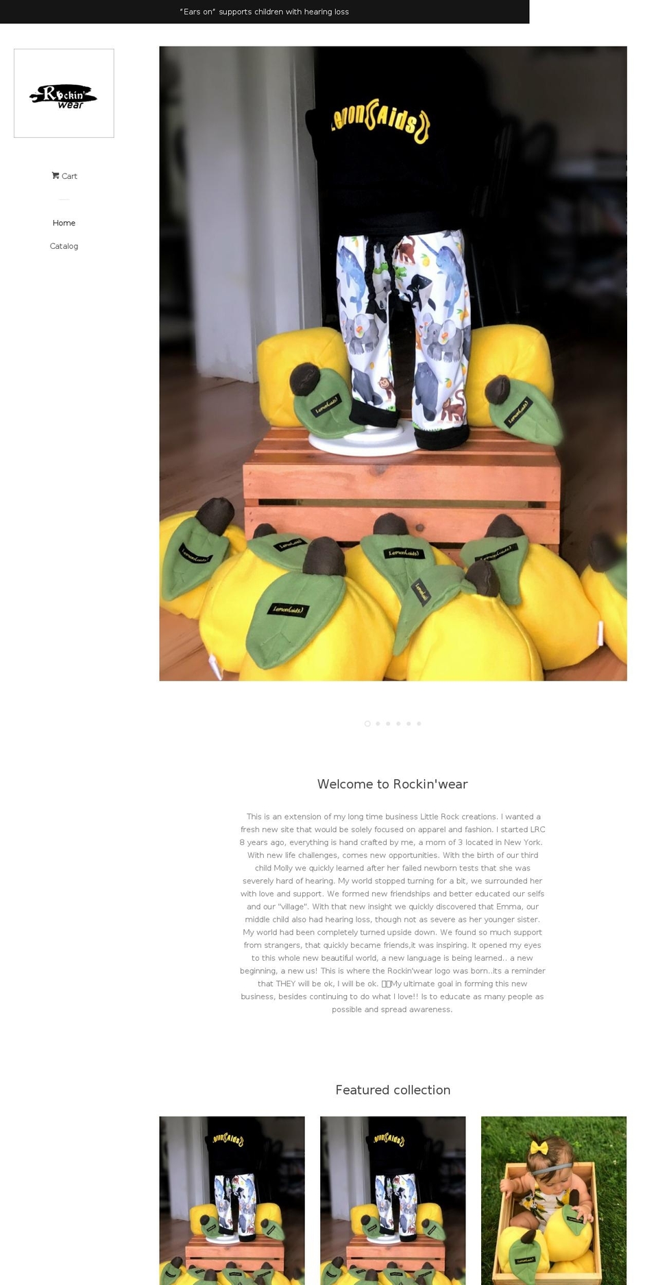 rockinwear.com — Shopify storefront screenshot