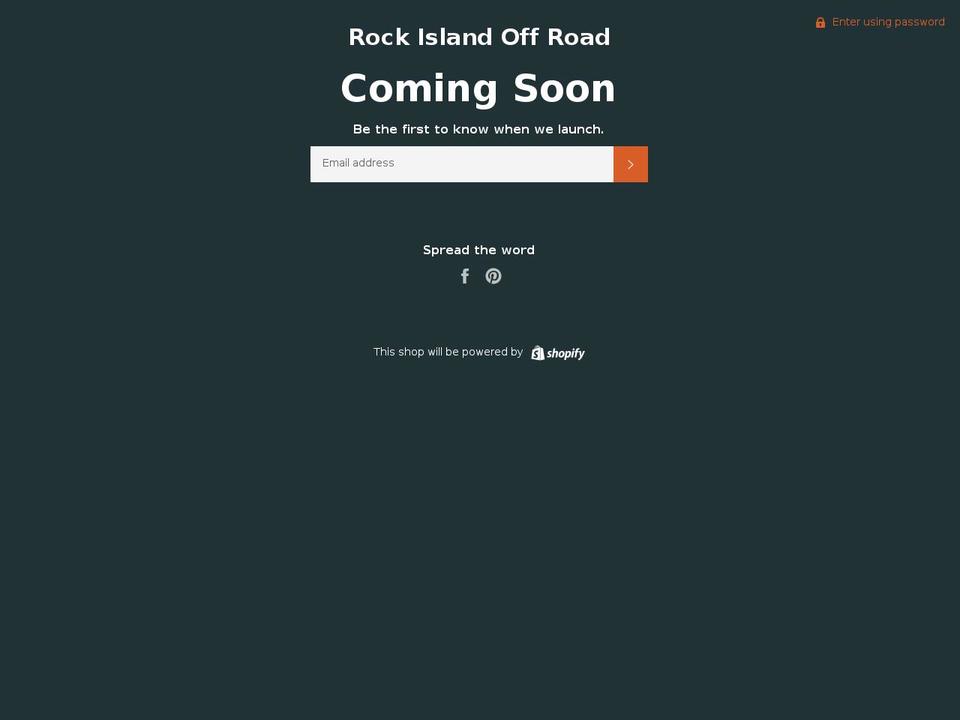 rockislandoffroad.com shopify website screenshot