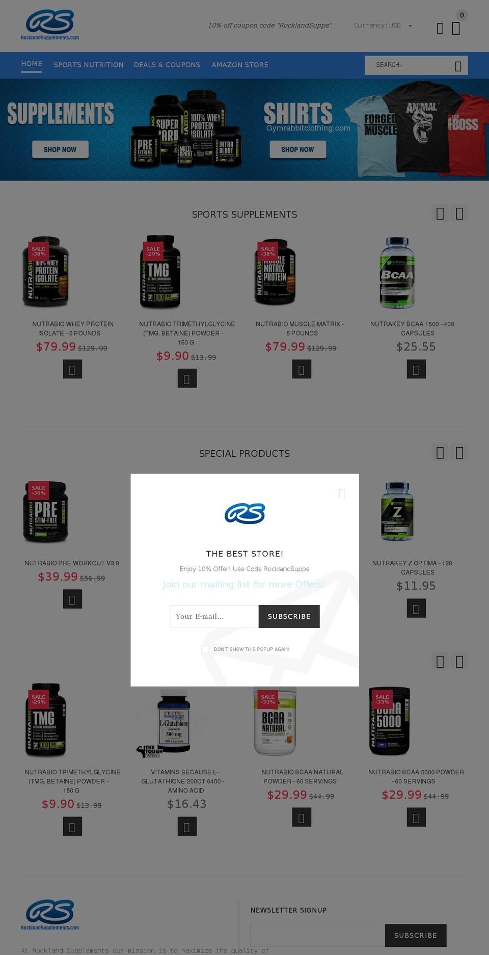 yourstore-v2-1-3 Shopify theme site example rocklandsupplements.com