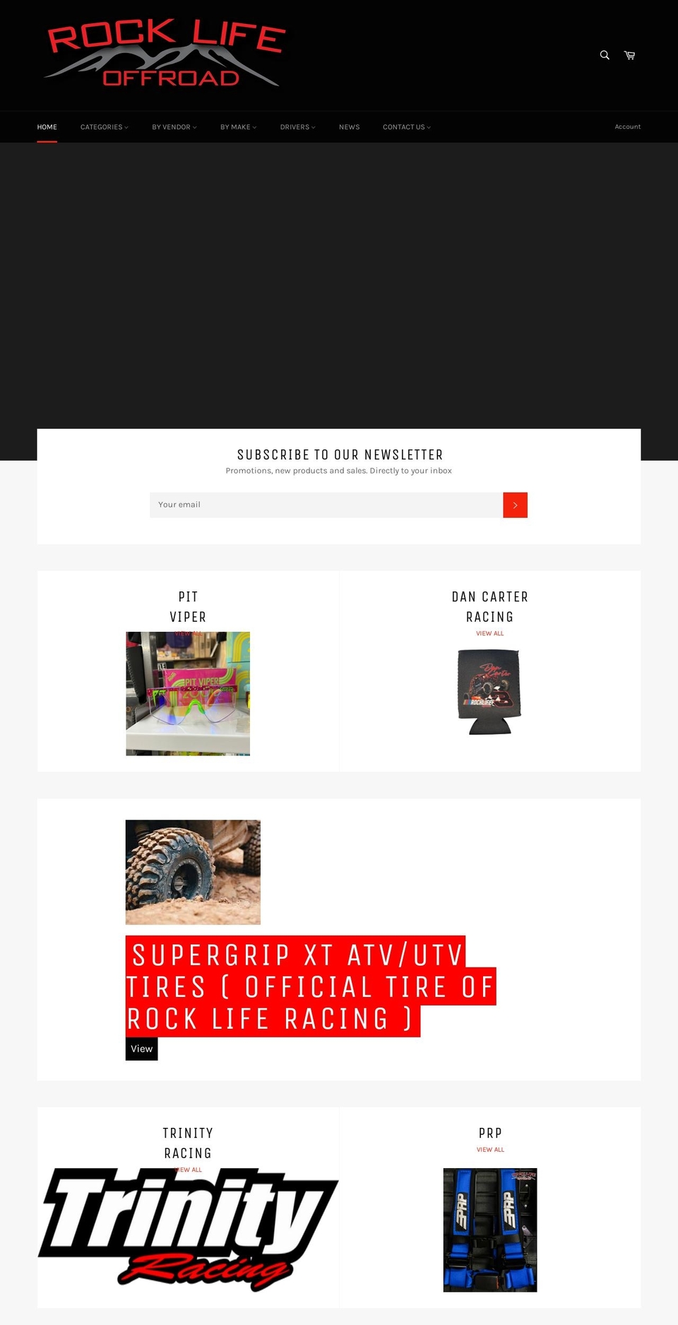 rockliferacing.com shopify website screenshot