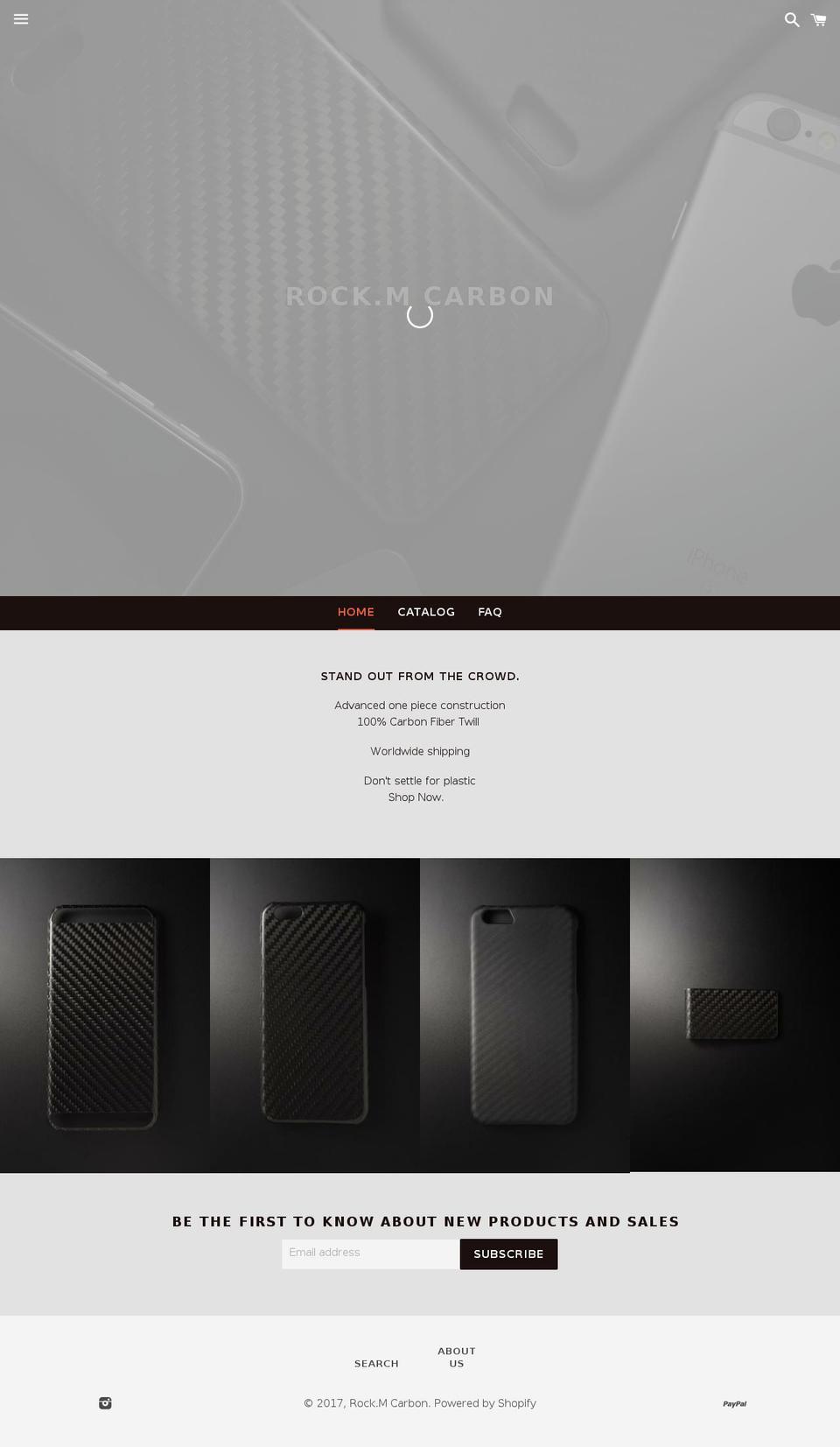 rockmeloncase.com shopify website screenshot