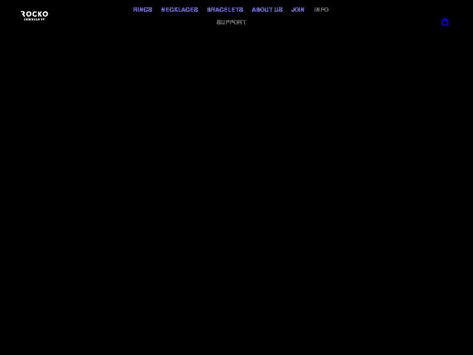 rockojewellery.com shopify website screenshot