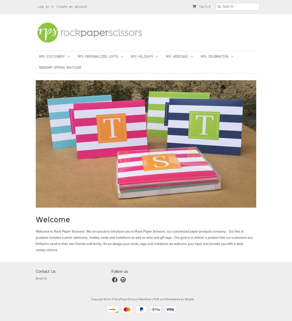 rockpaperscissorprint.com — Shopify storefront screenshot