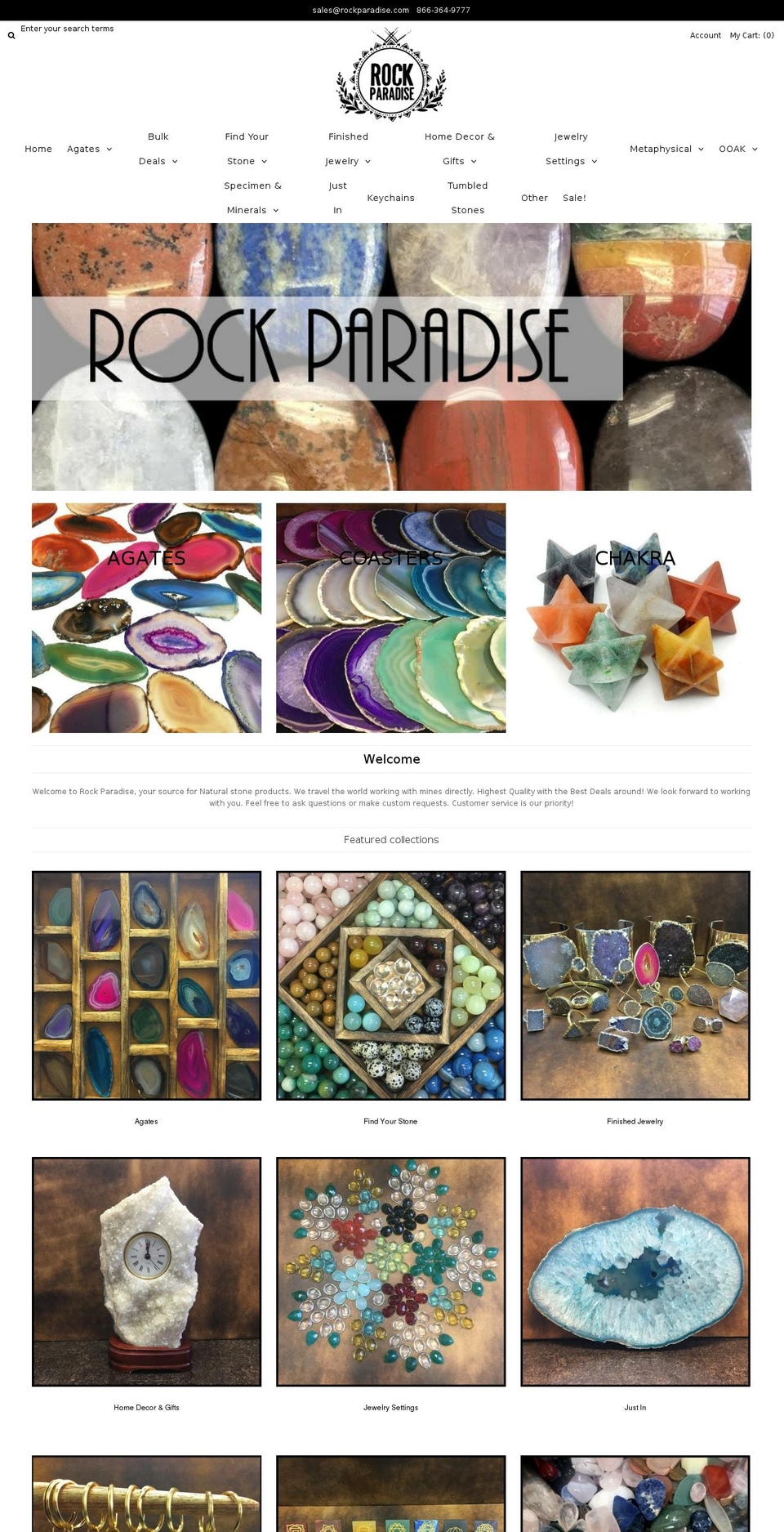 rockparadise.net shopify website screenshot
