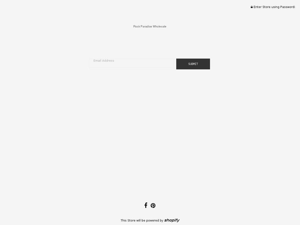 rockparadisewholesale.com — Shopify storefront screenshot
