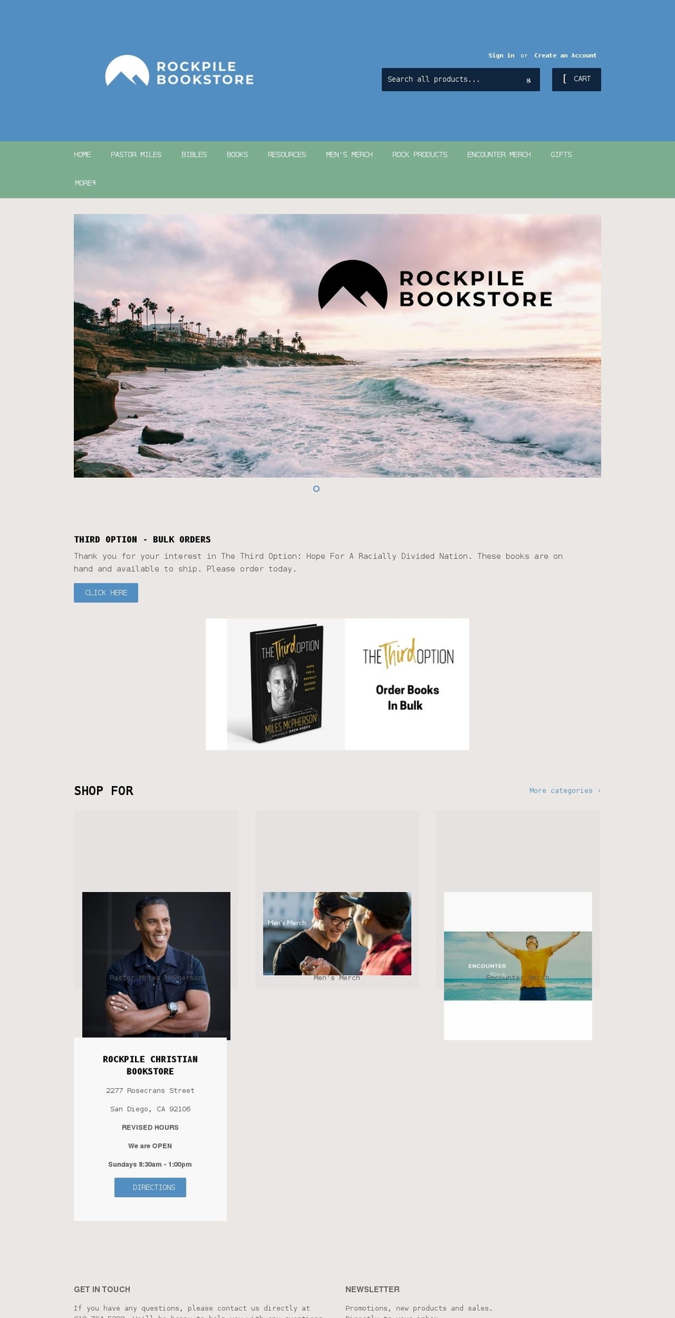 rockpileonline.com shopify website screenshot