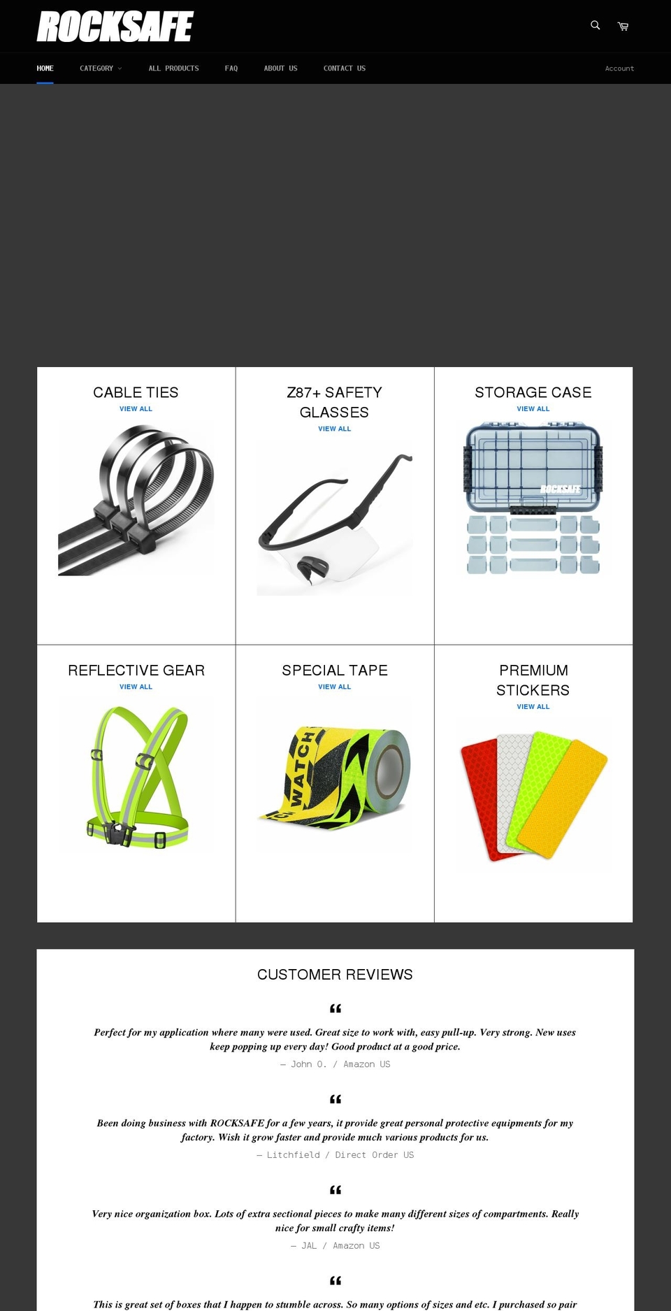 rocksafe.shop shopify website screenshot