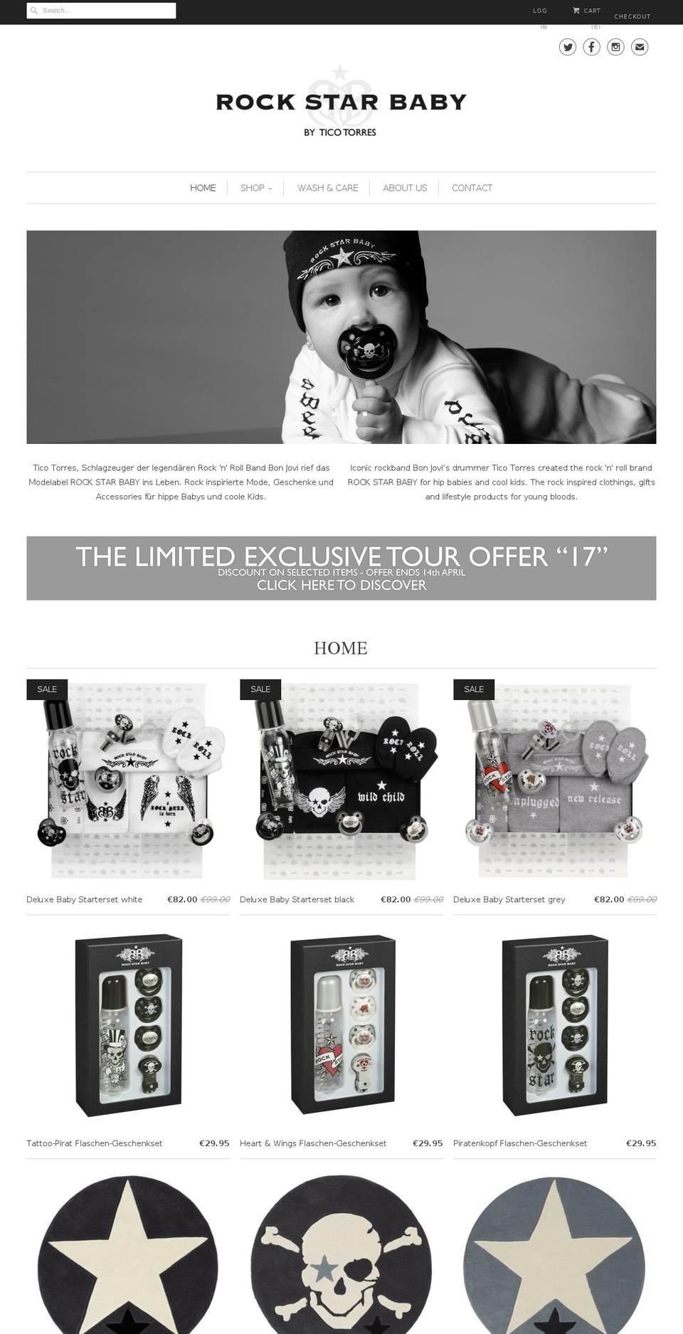 rockstarbaby-shop.com shopify website screenshot