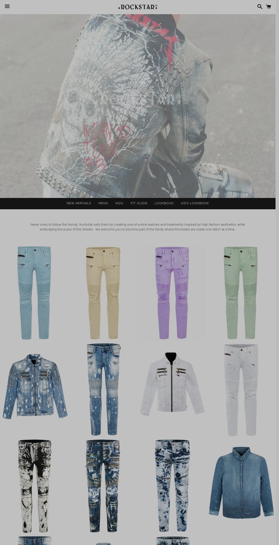 rockstarsushi.com shopify website screenshot