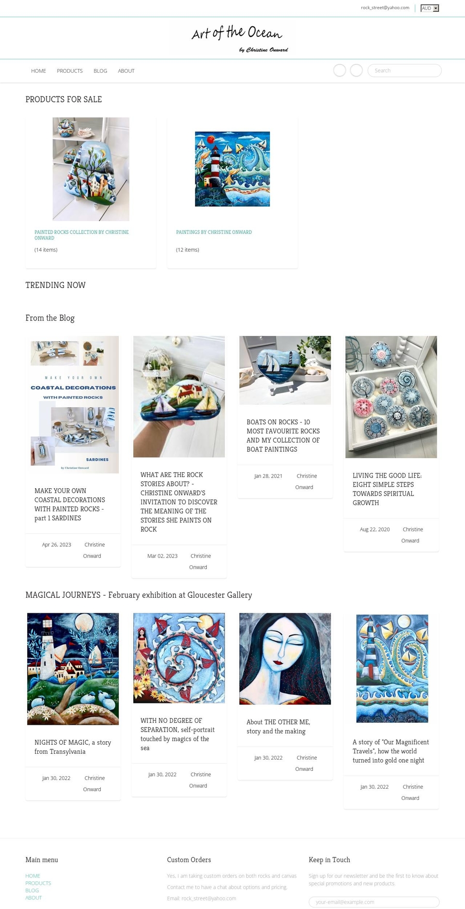 rockstreet-art.com — Shopify storefront screenshot
