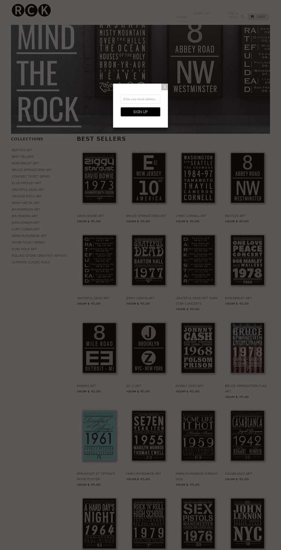 rockterminal.com — Shopify storefront screenshot