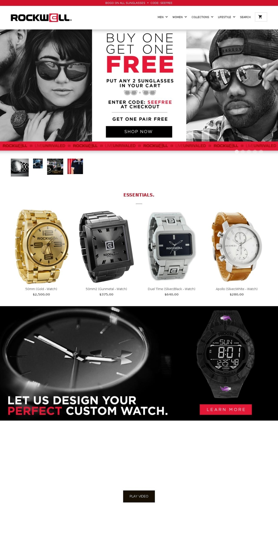 rockwellnow.com — Shopify storefront screenshot