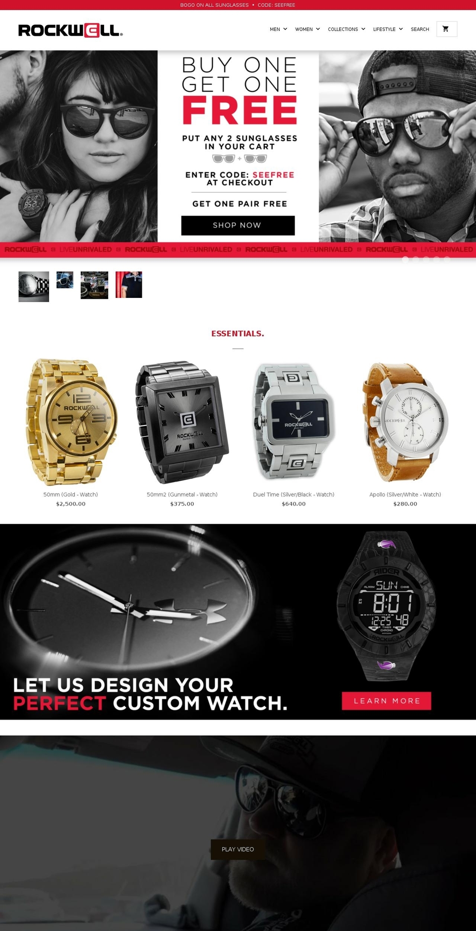 rockwelltme.com — Shopify storefront screenshot