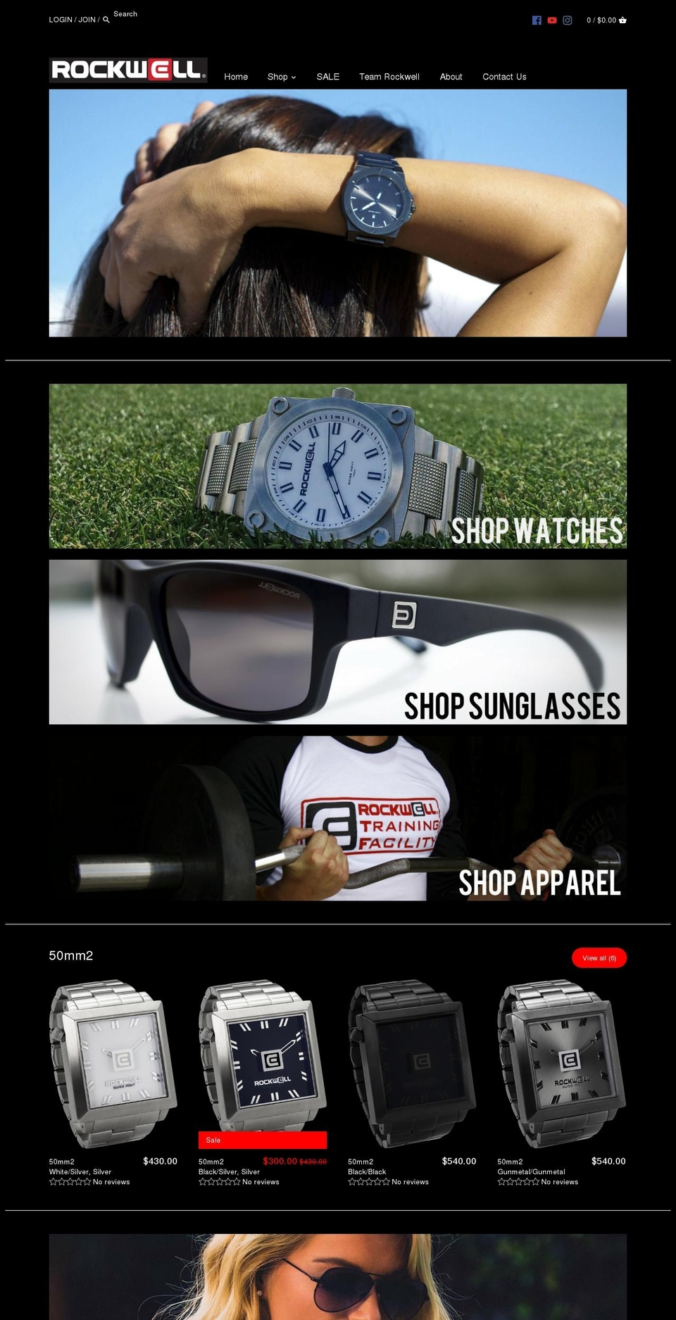 rockwellwatches.com.au shopify website screenshot