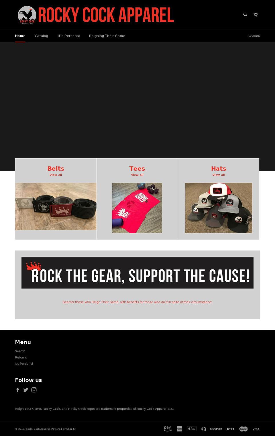 rockychick.com — Shopify storefront screenshot