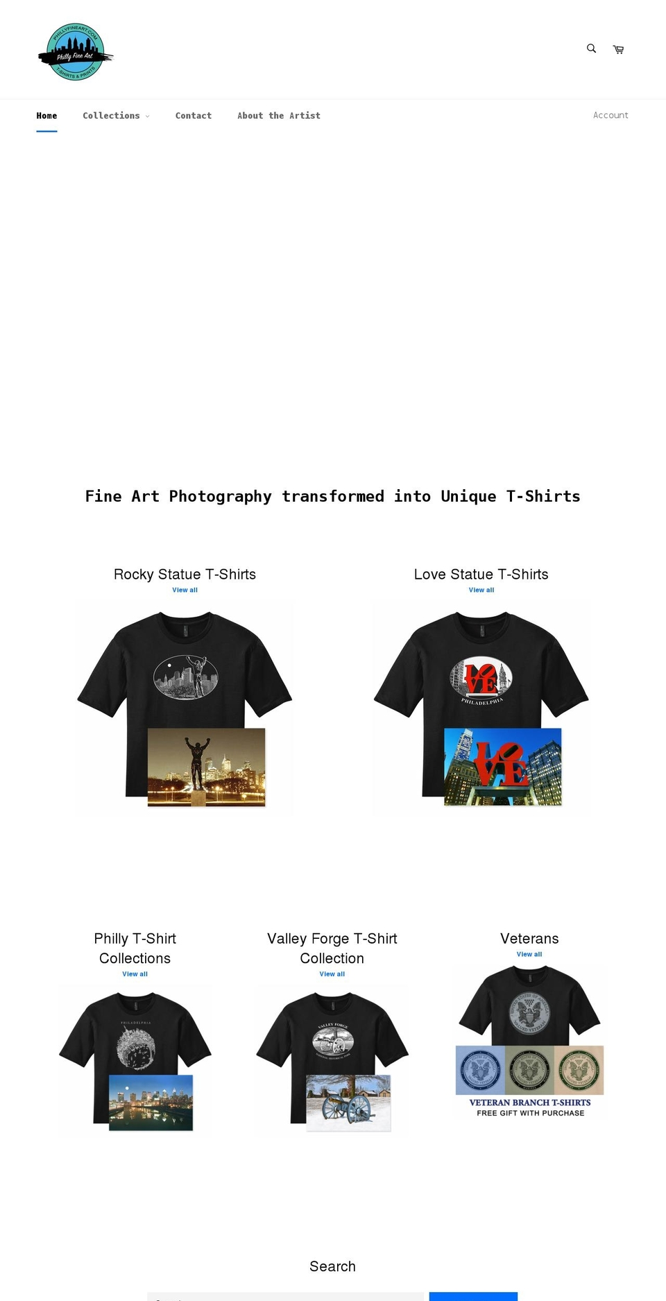 rockydelphia.com — Shopify storefront screenshot