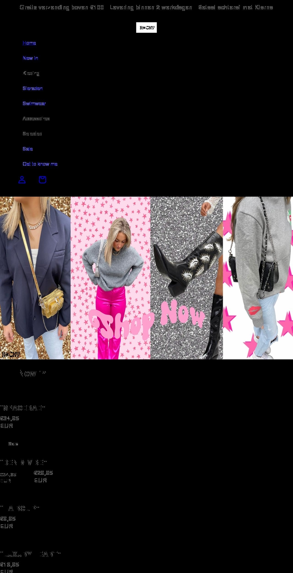 rockylabel.com shopify website screenshot