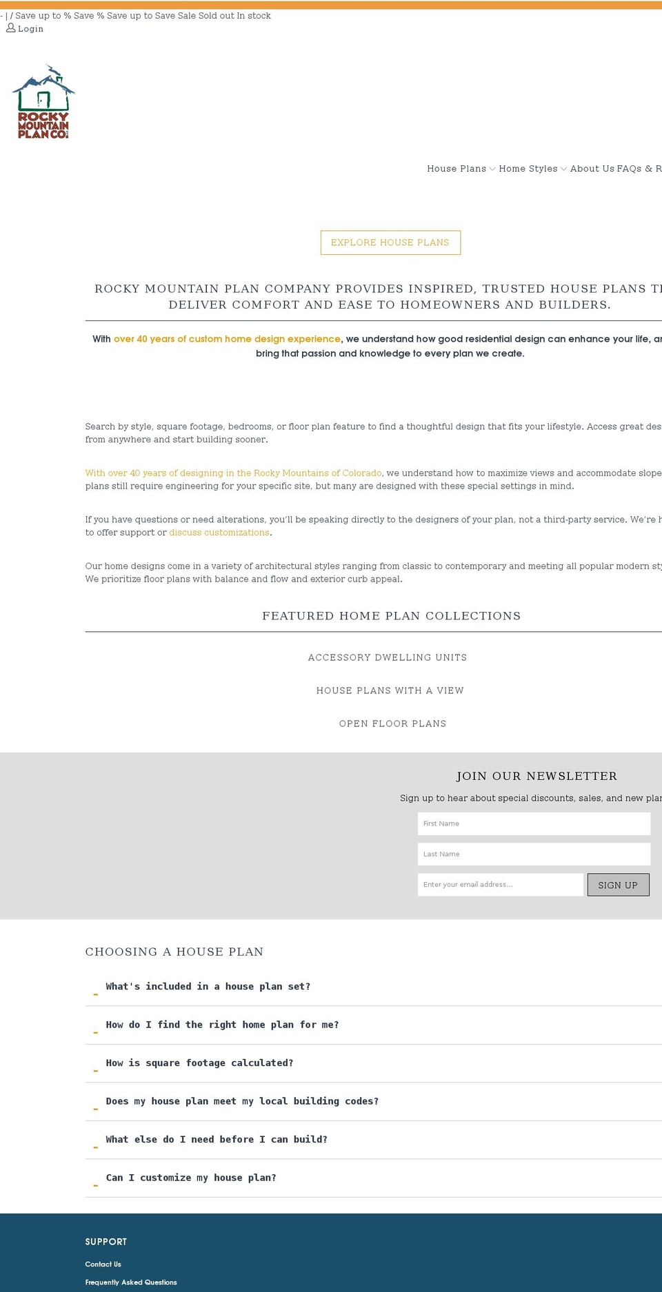 rockymountainplan.com shopify website screenshot