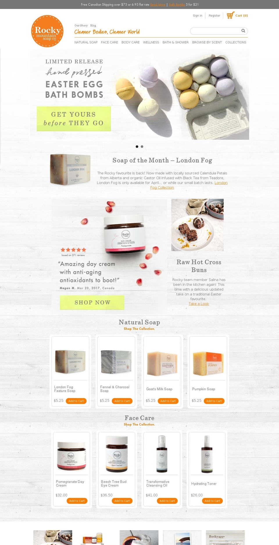 rocky-production Shopify theme site example rockymountainsoap.org