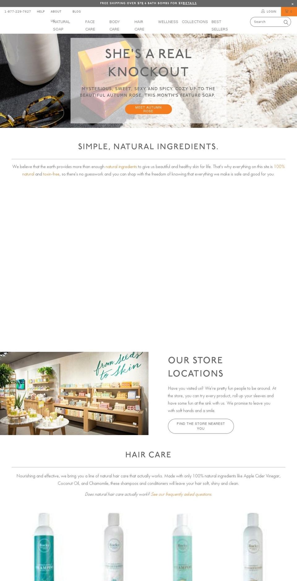 rockymountainsoapcompany.com — Shopify storefront screenshot