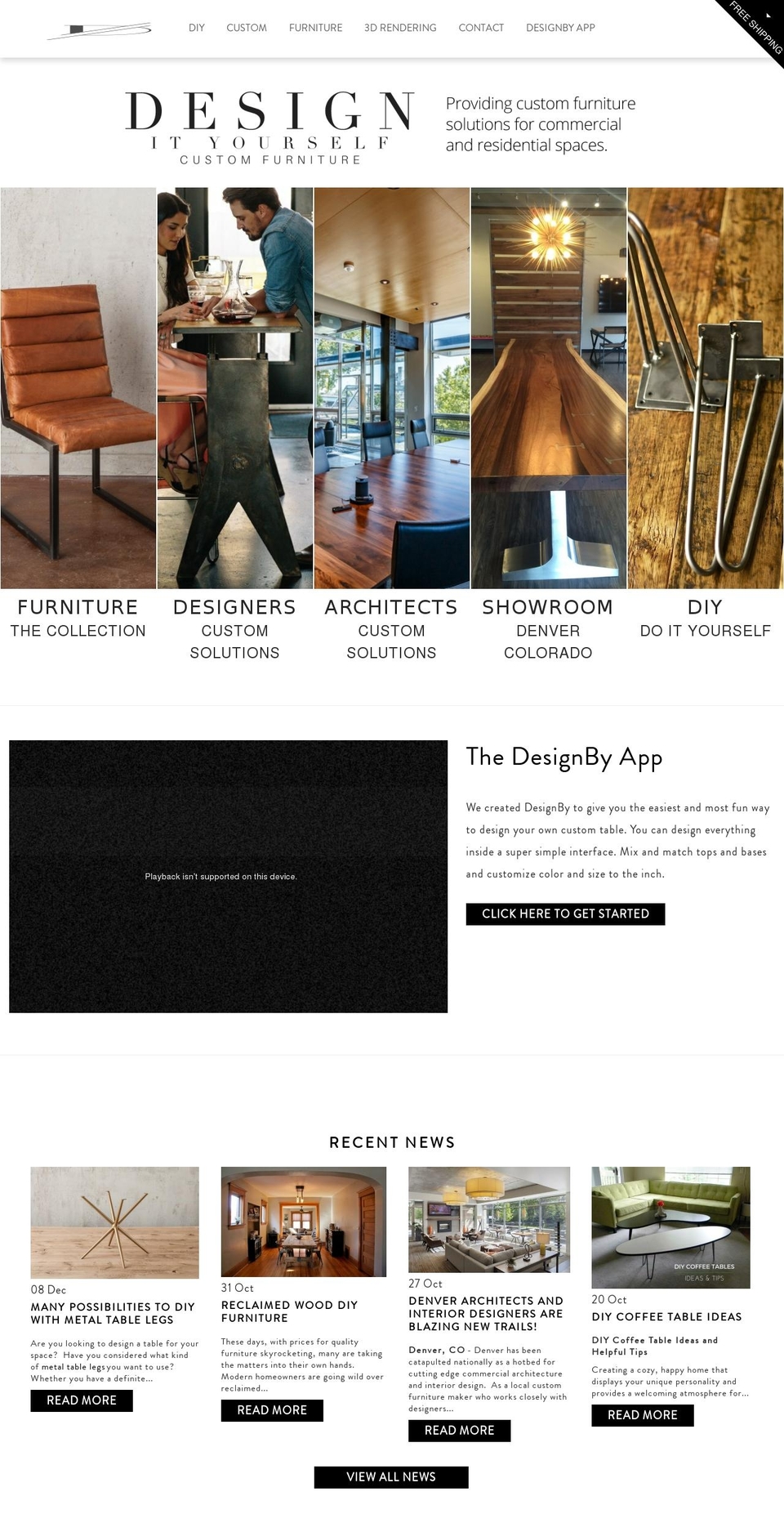 rockymountaintables.com shopify website screenshot