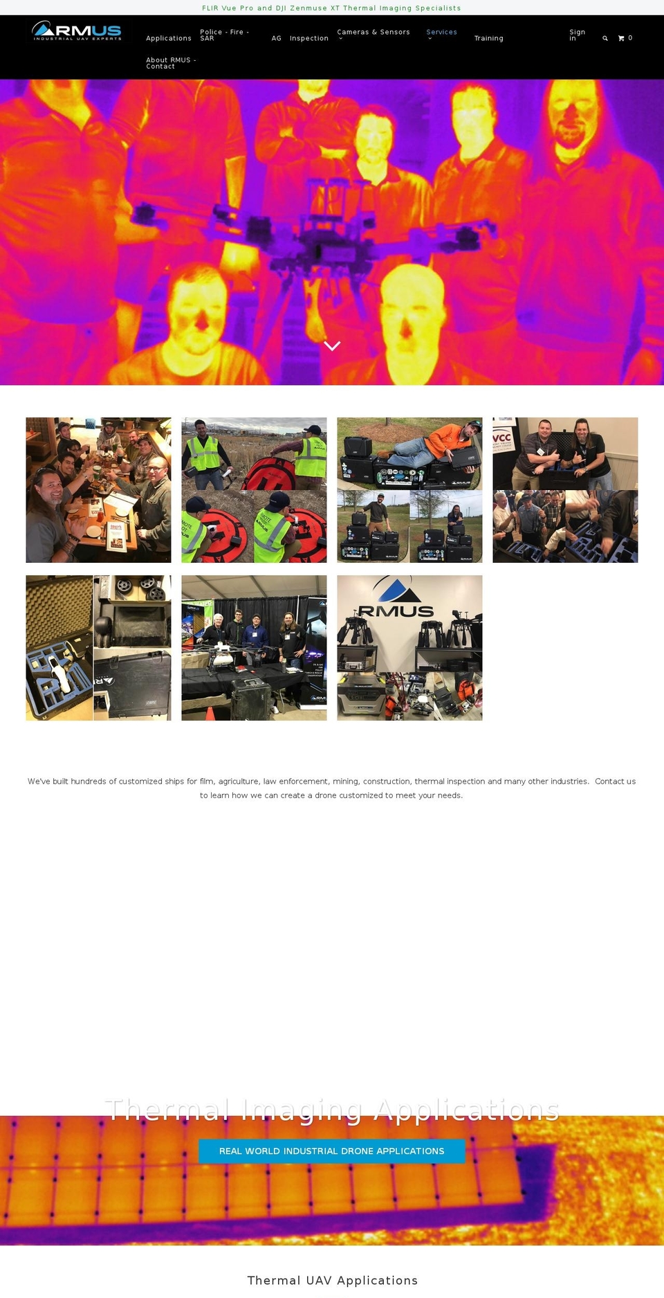 rockymountainunmannedsystems.com shopify website screenshot