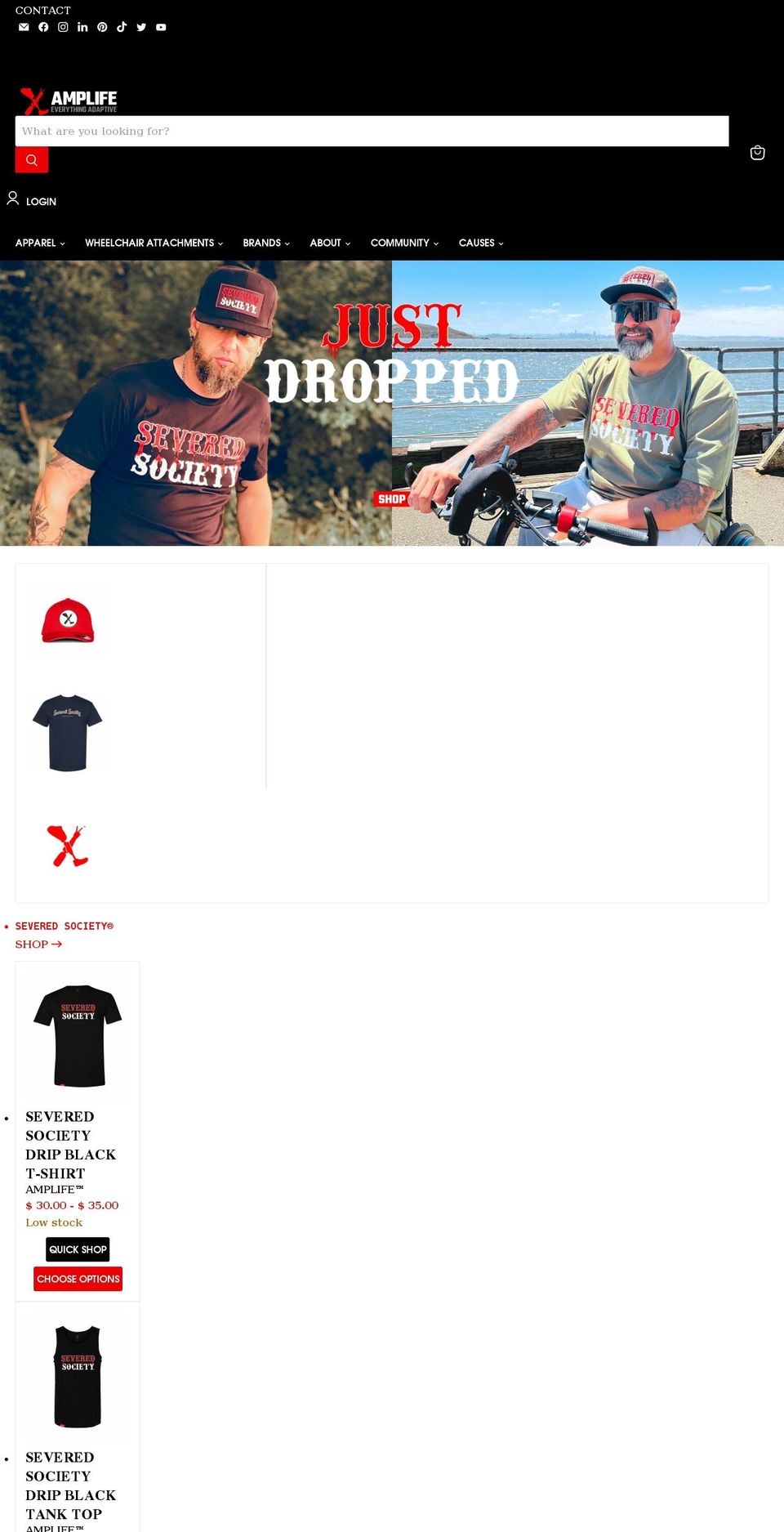 rockyourlifeapparel.com — Shopify storefront screenshot