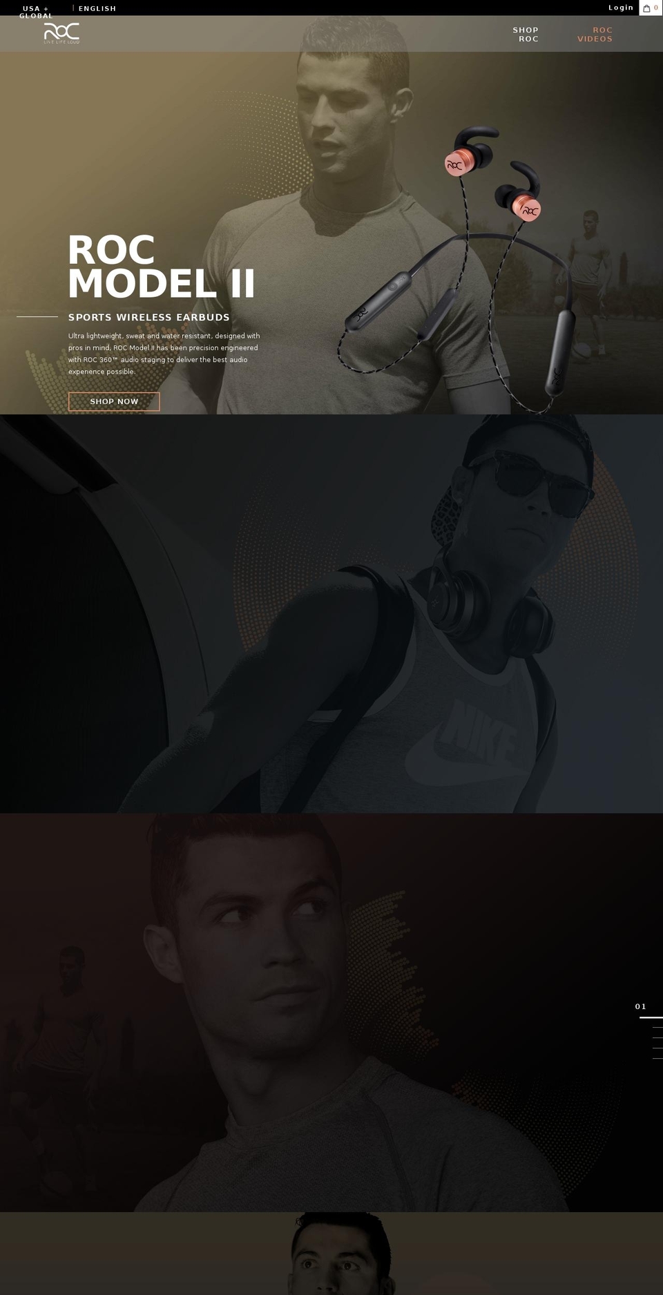 roclivelifeloud.com shopify website screenshot