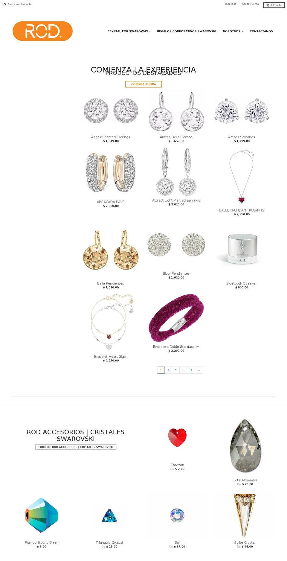 rodaccessorios.com — Shopify storefront screenshot